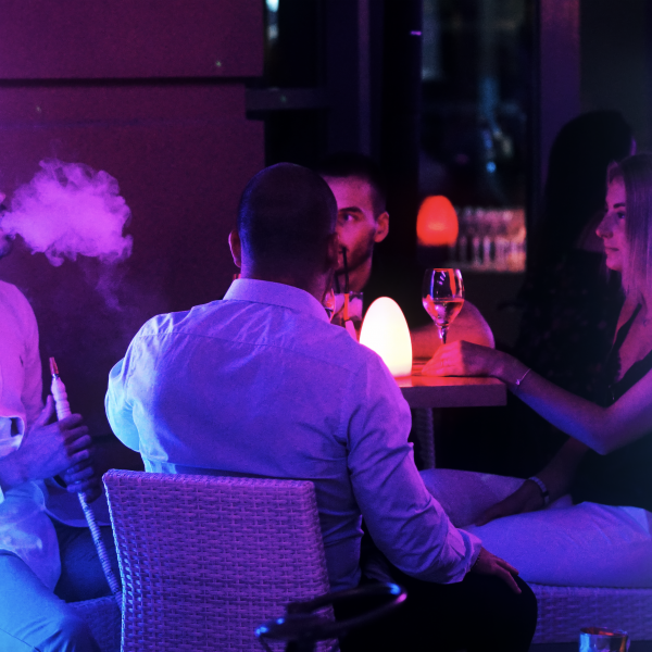 Shisha Smoking Sessions at Bleu Gin Monaco