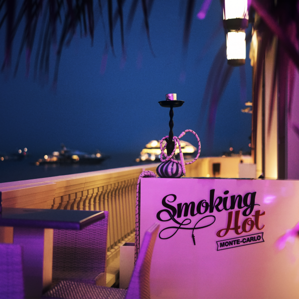 Shisha Smoking Sessions at Bleu Gin Monaco