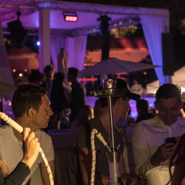 Exclusive shisha smoking sessions in Monaco under the sky! 